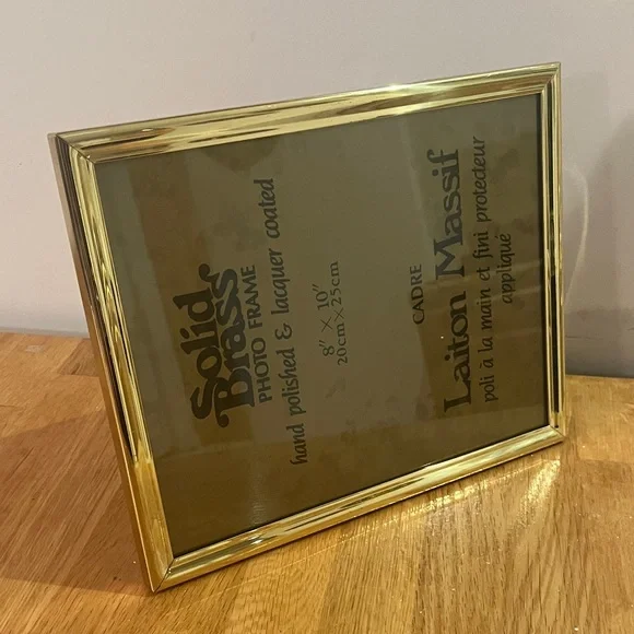 Solid Brass Photo Frame - Picture 2 of 3